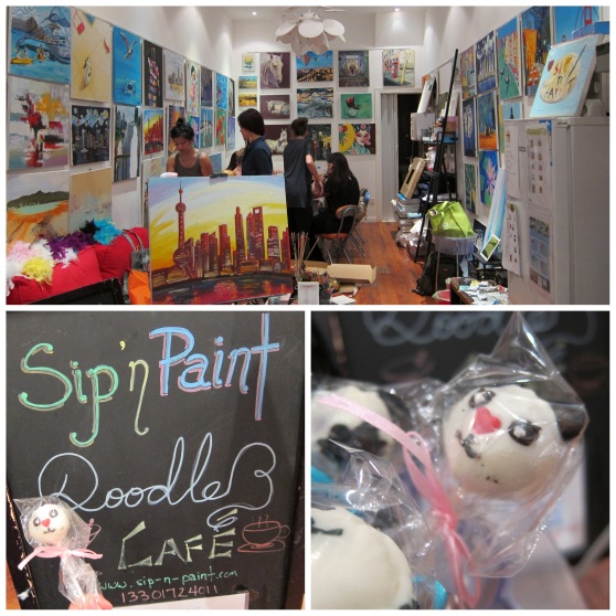 Sip 'n Paint Studio and Cake Pops!